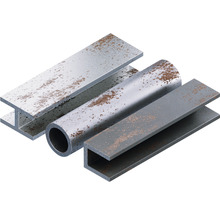 Metalen profielen: H-balk, buisprofiel en U-profiel