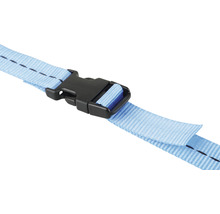 Lichte band met zwarte sluiting