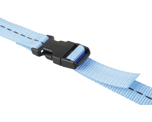 Lichte band met zwarte sluiting