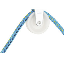 Katrol met blauw touw