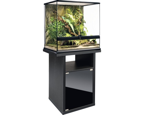 Terrarium met onderkast voor reptielen en amfibieën