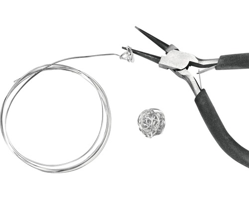 Rondbektang met metaaldraad en draadbal