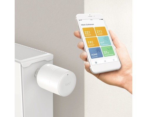 Tado radiatorknop met smartphone app voor bediening