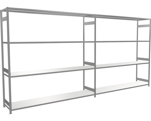 Metalen rek met meerdere niveaus voor opslag