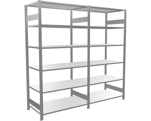 Metalen rek met meerdere niveaus voor opslag en organisatie