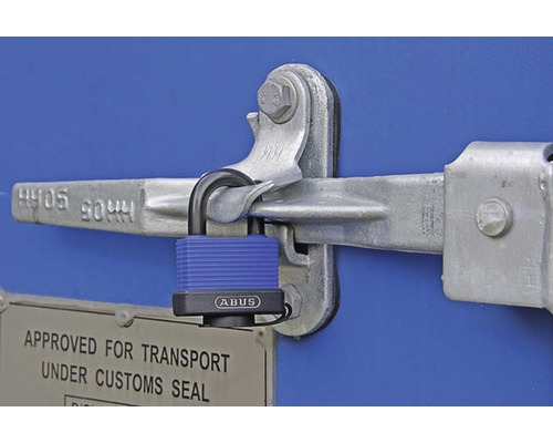ABUS hangslot aan een containervergrendeling