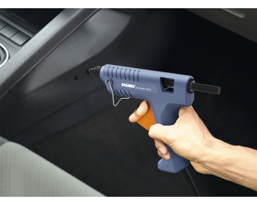 Steinel lijmpistool Gluematic 3002 in gebruik
