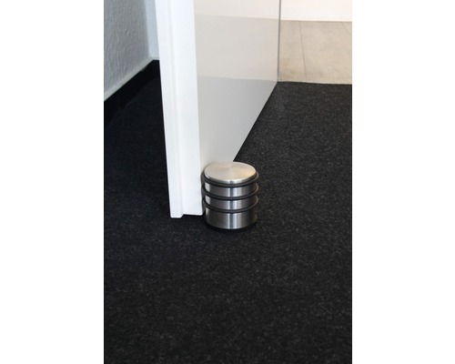 Deurstopper van roestvrij staal, cilindrische vorm