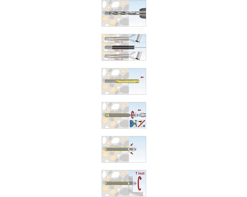 Instructie voor het bevestigen van een plug in een muur
