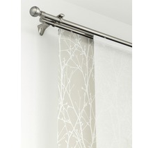 GARDINIA Chicago gordijnroede met binnenloop rvs-optiek ø 20 mm 120 cm