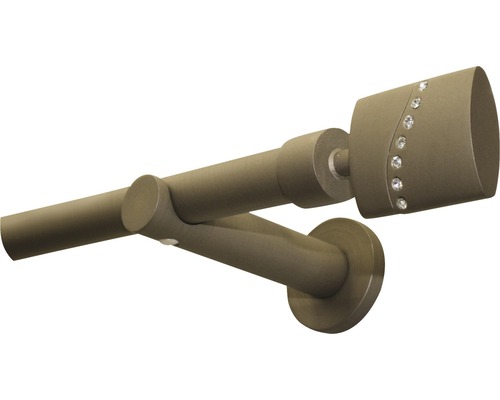 Gordijnroede met strass-steentjes en beugel