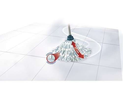 Leifheit wisser met viscose en absorberende vezels, diameter 27 centimeter