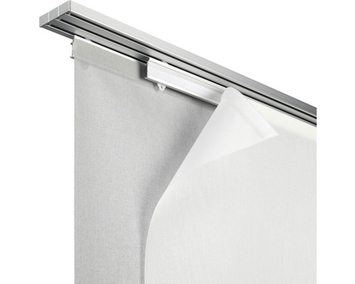 Gordijnrail met gordijnstof