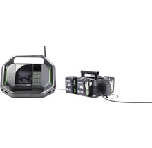 HiKOKI acculader met vier accu''s en laadstation