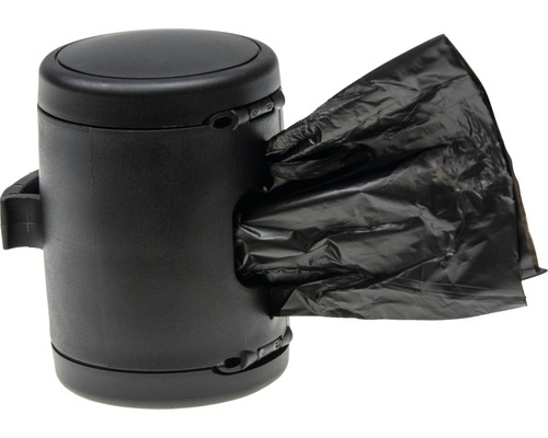 Hondenpoepzakjes dispenser met zwarte zakjes