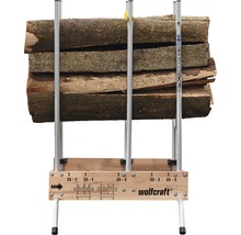 Wolfcraft zaagbok met houten stammen
