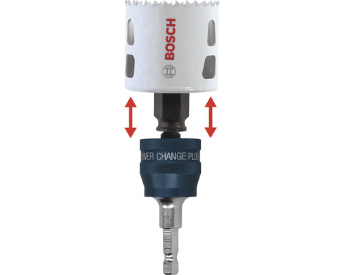 Gatenzaag met Bosch Power Change Plus adapter