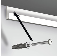 ARTITEQ Schilderij ophangsysteem wand Basic Rail wit RAL 9010 2 m-thumb-3