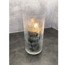 Kaars in glazen windlicht