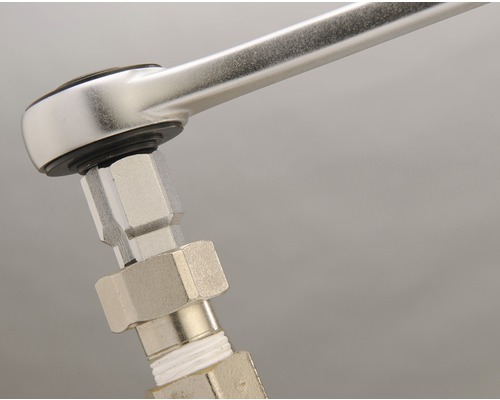 Pijpfitting met steeksleutel