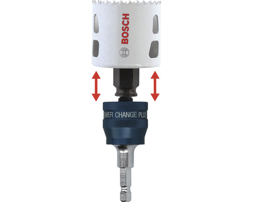 Boorkroonhouder met Power Change Plus adapter van Bosch
