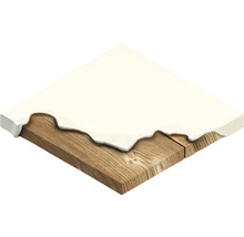 Houten plank met verflaag
