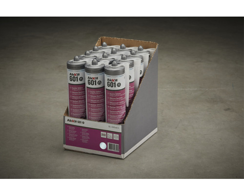 Akkkit 601 sanitair siliconenkokers in kartonnen doos