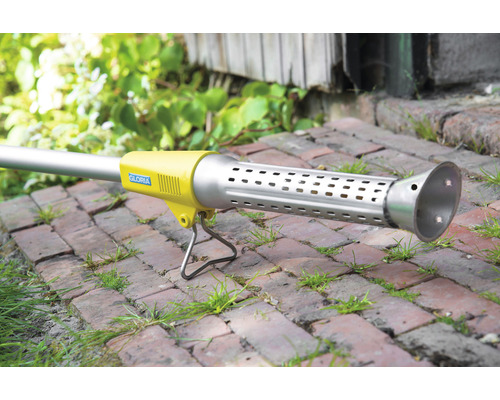 Gloria elektrische onkruidverdelger op stenen platen