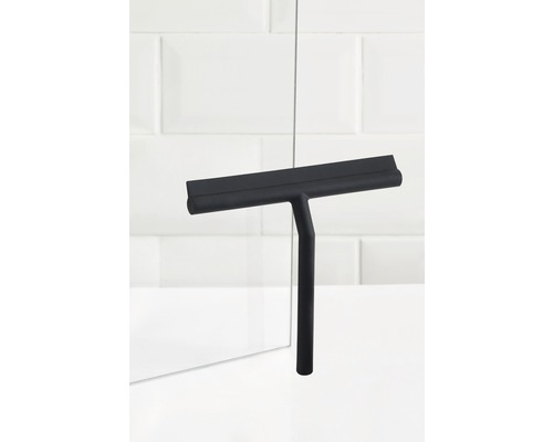 Douchewisser met houder voor glasreiniging in de badkamer