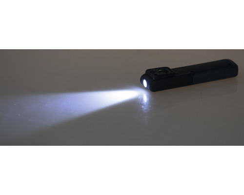 Ingeschakelde zaklamp