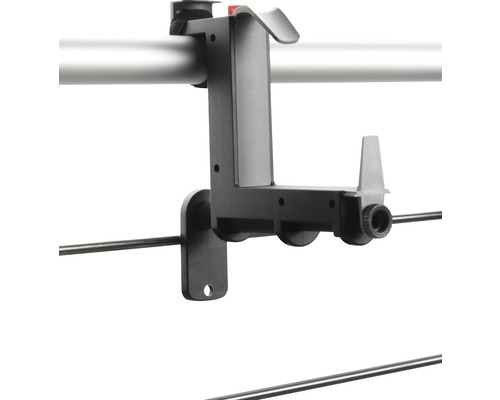 Houder voor bevestiging aan een stang