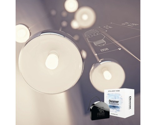 Plafondlampen met een dimmersysteem voor een slimme woning