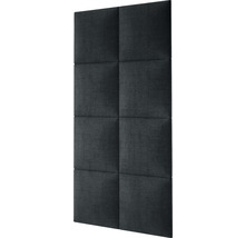 MOLLIS Wandkussen Kingston blauwgrijs 30x30 cm