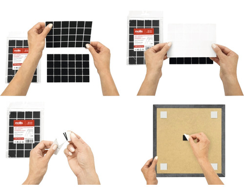 Vierkante montagetape voor het bevestigen van objecten