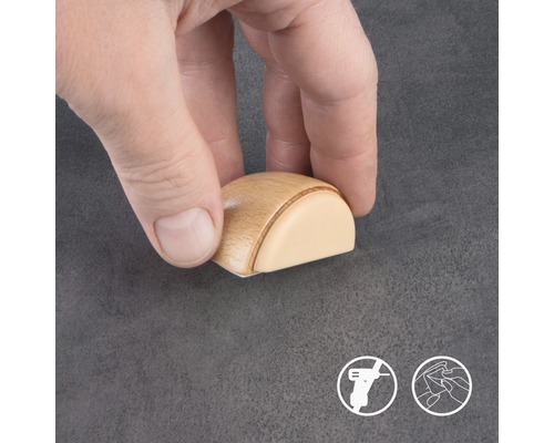 Deurstopper voor wandmontage