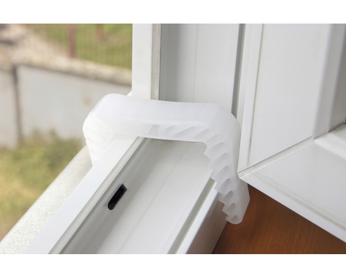 Raambeveiliging op een raamkozijn