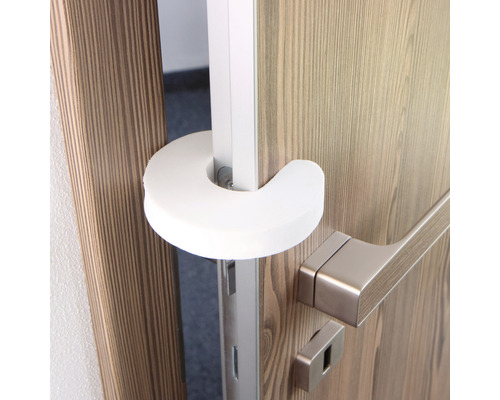 Deur met schuimrubberen deurstopper