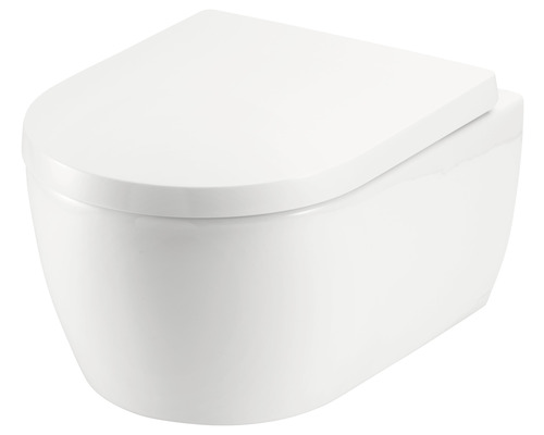 Wandcloset met diepspoeling van sanitair keramiek met toiletzitting