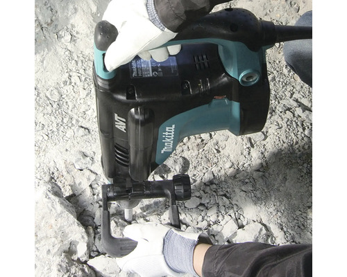 Makita breekhamer in gebruik op een bouwplaats.