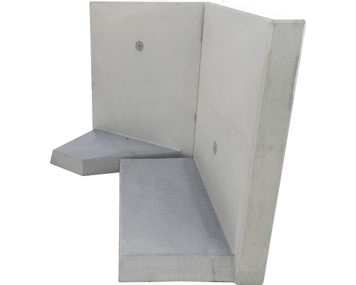 Betonnen hoekelement voor het ontwerpen van buitenruimtes