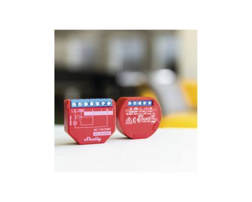 Twee Shelly wifi-schakelaars voor domotica