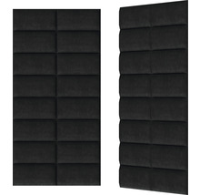 MOLLIS Wandkussen Kingston donkergrijs 15x30 cm