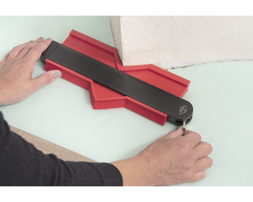 Contourmal in gebruik voor het overnemen van contouren