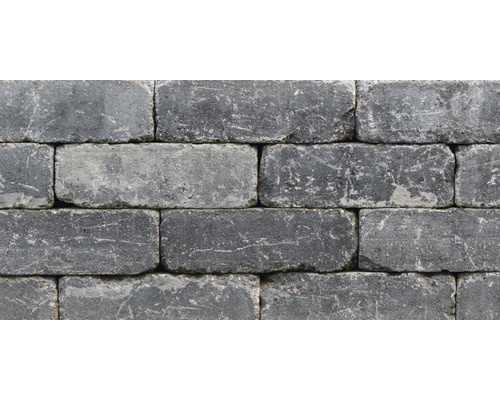 Close-up van een muur van straatstenen