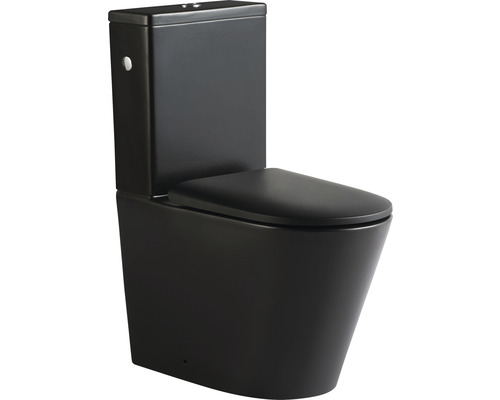 JUNGBORN Spoelrandloos staand toilet met reservoir Floriel incl. softclose wc-bril met quick-release