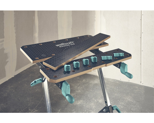 Wolfcraft Master 650 werkbank met spanklauwen