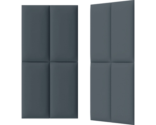 Twee geluidswerende panelen voor wandmontage met vierkante structuur