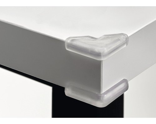 Tafelrand met transparante hoekbescherming