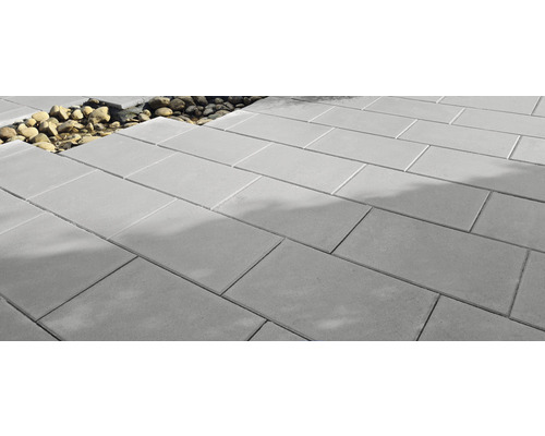 DIEPHAUS Terrastegel iStone Starter met facet grijs, 60 x 40 x 4 cm