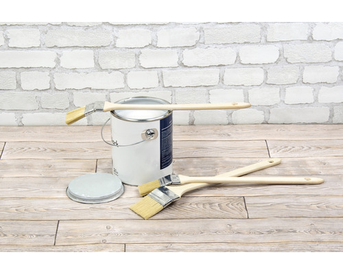 Verfemmer met deksel en diverse penselen